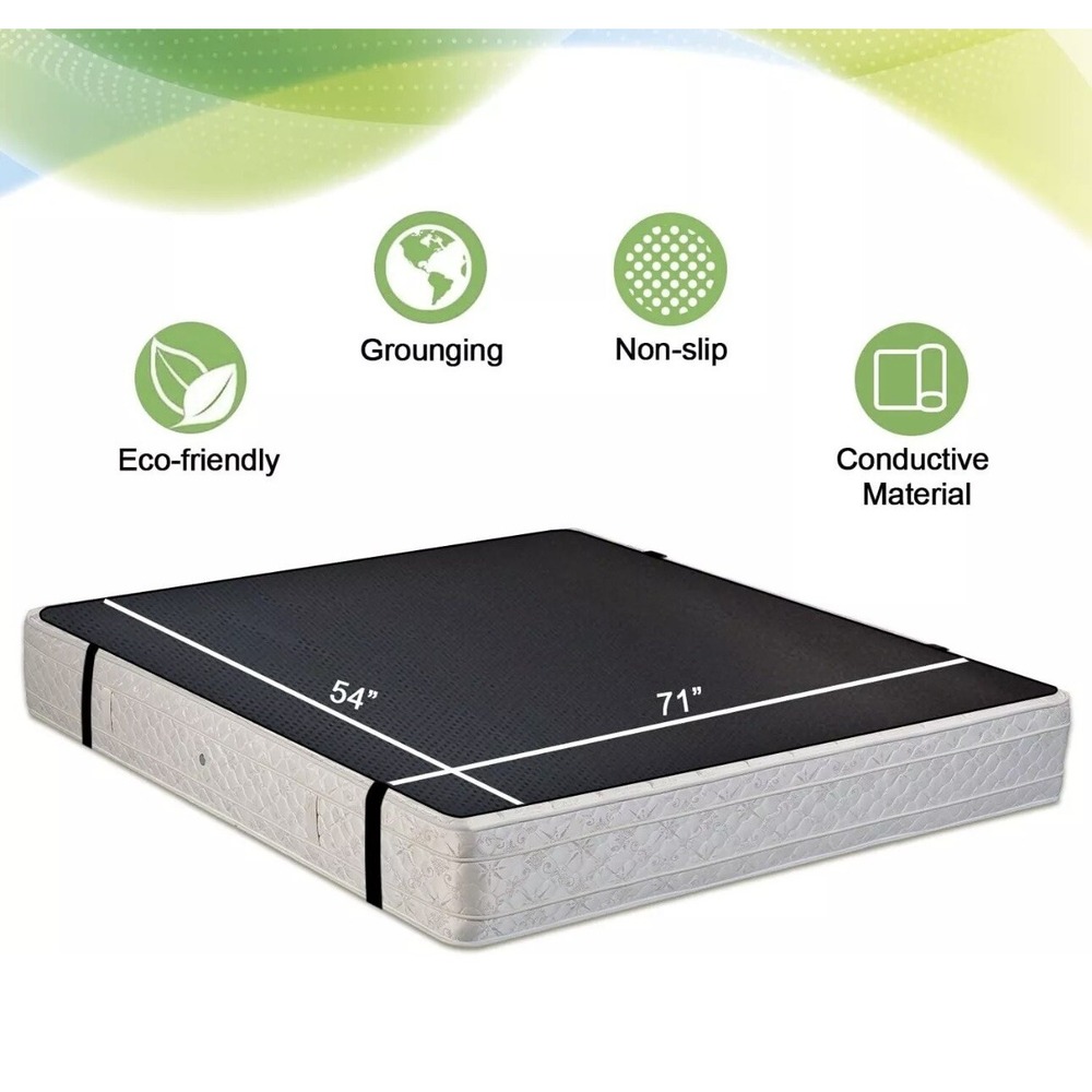 Premium Black Grounding Mattress Cover